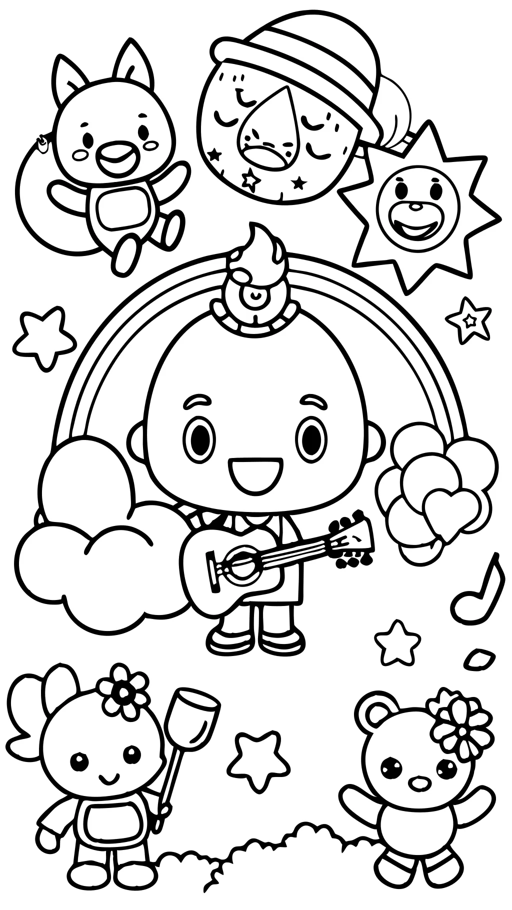 cocomelon coloring page